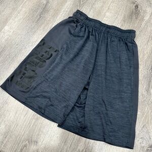 Tapout Shorts Mens Small Gray Space Athletic MMA Fight Elastic Waist Gym Shorts